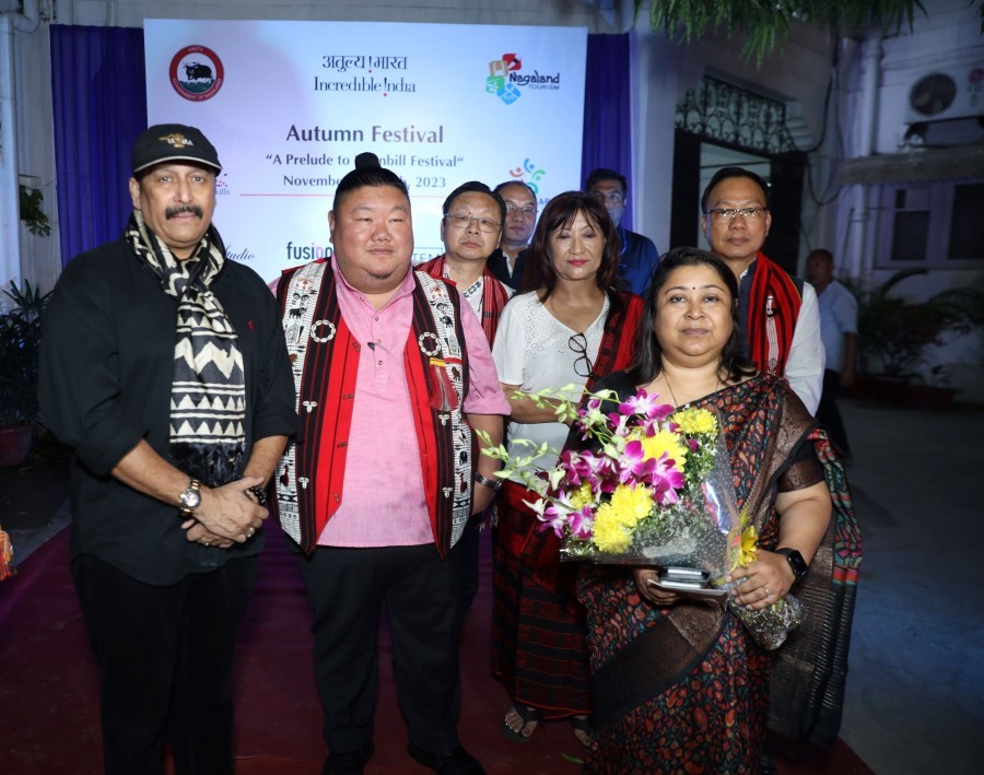 Director General, Union Ministry of Tourism, Manisha Saxena graces the inaugural day of the 2nd edition of the two-day Autumn Festival at Nagaland House, New Delhi on November 3.